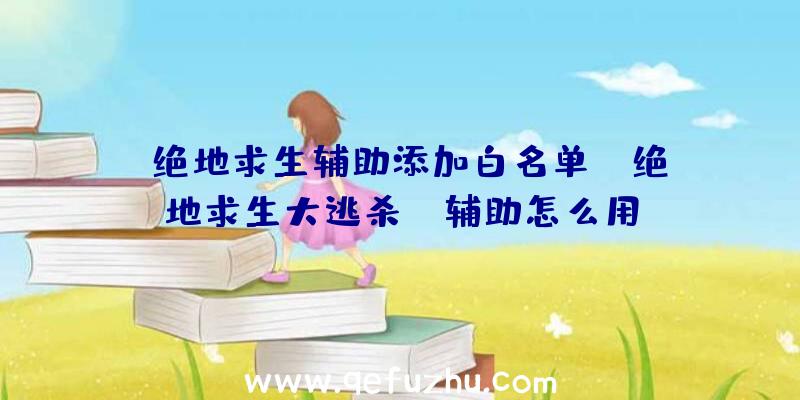 「绝地求生辅助添加白名单」|绝地求生大逃杀aj辅助怎么用